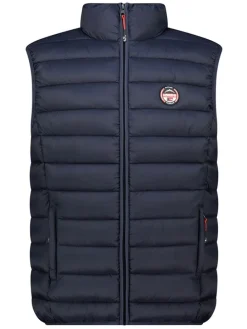 Doorgestikte bodywarmer "Vamigo" donkerblauw