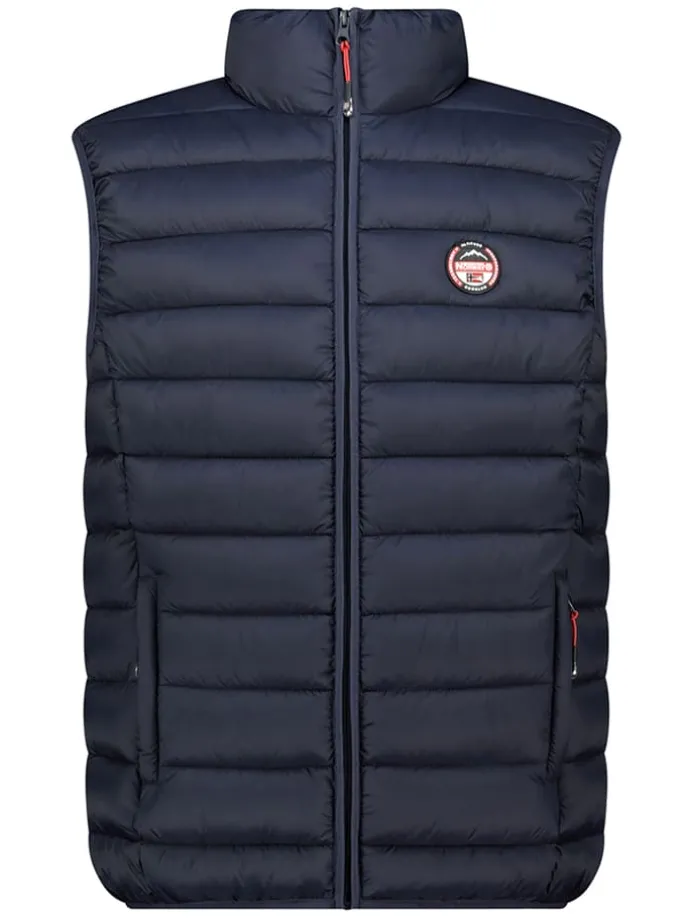 Doorgestikte bodywarmer "Vamigo" donkerblauw