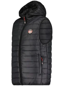 Doorgestikte bodywarmer "Vamigo" zwart