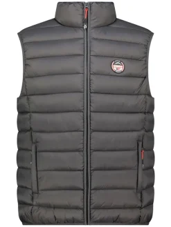 Doorgestikte bodywarmer "Vamigo" antraciet