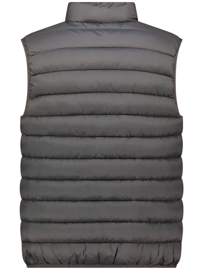 Doorgestikte bodywarmer "Vamigo" antraciet
