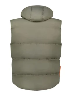 Doorgestikte bodywarmer "Vilano" kaki