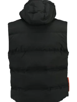 Doorgestikte bodywarmer "Vilano" zwart