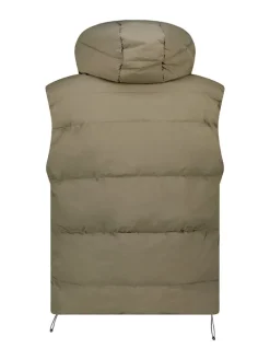 Doorgestikte bodywarmer 