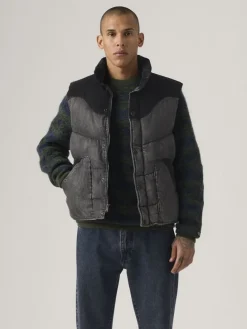 Doorgestikte bodywarmer 