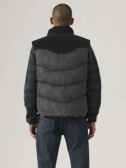 Doorgestikte bodywarmer 