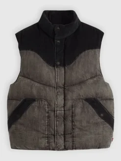 Doorgestikte bodywarmer 