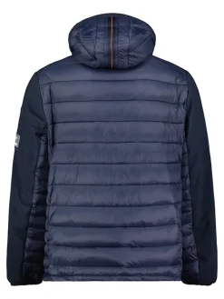 Doorgestikte jas "Abator" donkerblauw