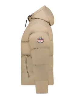 Doorgestikte jas "Ancelo" beige