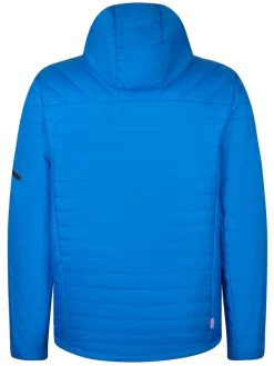 Doorgestikte jas "Hekla" blauw