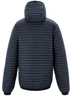 Doorgestikte jas "Rigain" donkerblauw