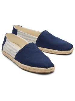 Espadrilles donkerblauw/crème