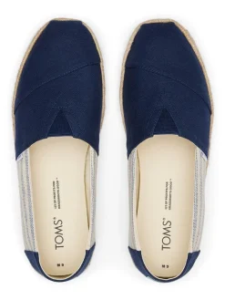 Espadrilles donkerblauw/crème