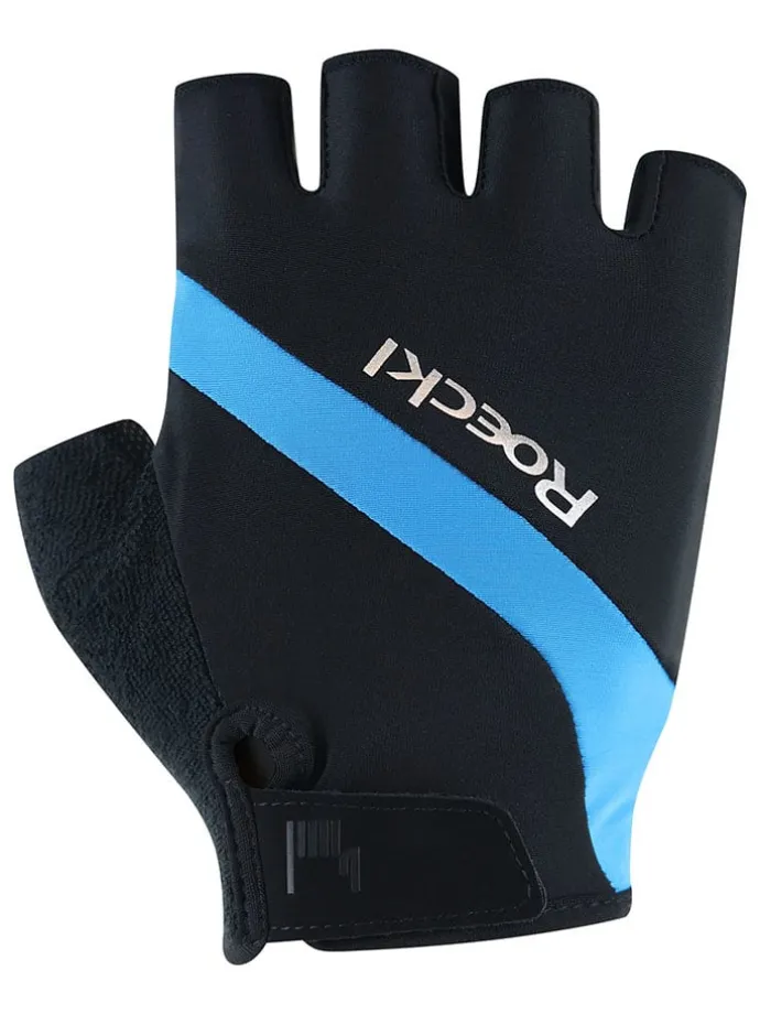 Fietshandschoenen "Holmec" zwart/blauw