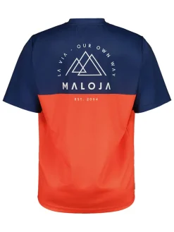 Fietsshirt "BarettiM. All Mountain" oranje/donkerblauw