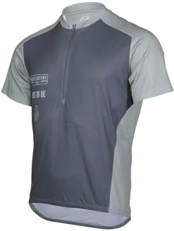 Fietsshirt "Highwayman" grijs/groen