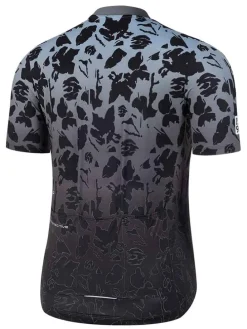 Fietsshirt "Leaf" zwart