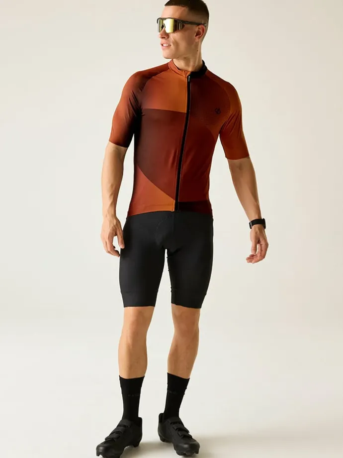 Fietsshirt "Lightning" lichtbruin