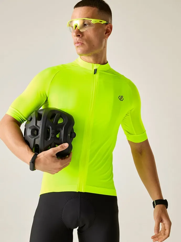 Fietsshirt "Lightning" neongeel