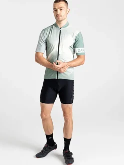 Fietsshirt "Pedal II" groen/wit