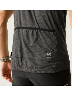 Fietsshirt "Pedal It Out II" zwart/grijs