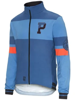 Fietsshirt "P-Fergus" blauw/lichtblauw