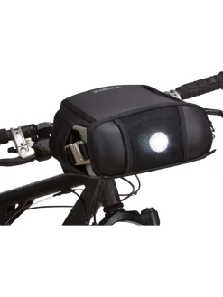 Fietstas antraciet - (L)24 cm - (B)15 cm - (H)21 cm
