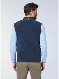 Fleece bodywarmer donkerblauw