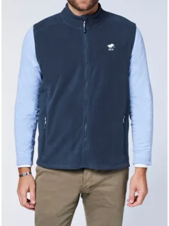 Fleece bodywarmer donkerblauw