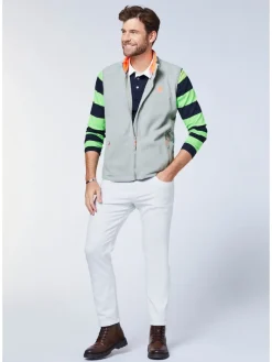 Fleece bodywarmer grijs