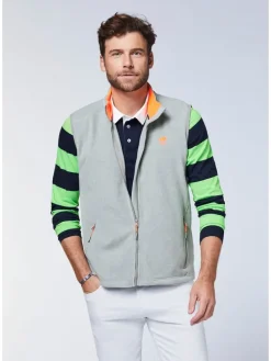 Fleece bodywarmer grijs