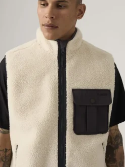 Fleece bodywarmer "Joonie" crème