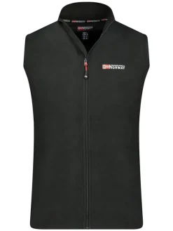 Fleece bodywarmer "Vug" zwart