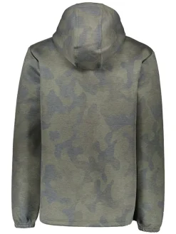 Fleece hoodie kaki