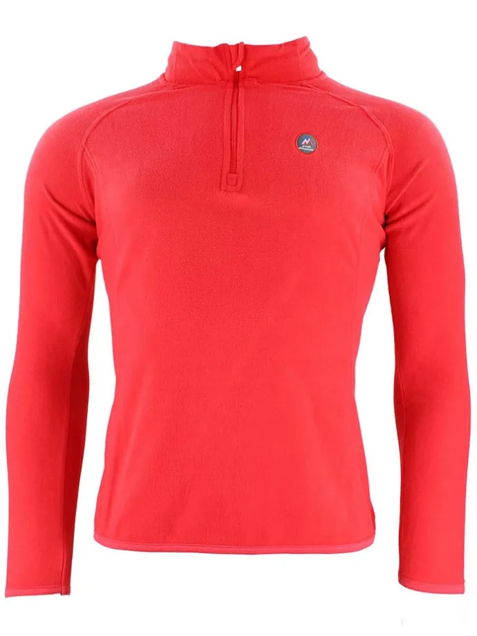 Fleece trui "Cafinor" rood