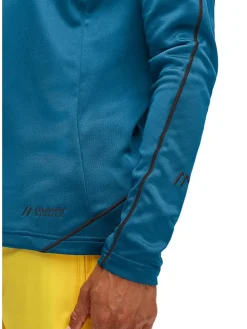 Fleece trui "Roger" petrol