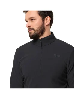 Fleece trui "Taununs" zwart