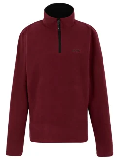 Fleece trui "Thompson" bordeaux