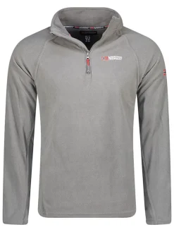 Fleece trui "Tug" grijs