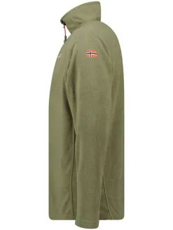 Fleece trui "Tug" olijfgroen