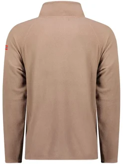 Fleece trui "Tug" taupe