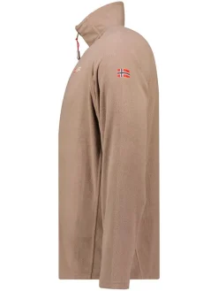 Fleece trui "Tug" taupe
