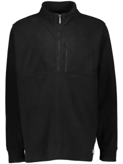 Fleece trui zwart
