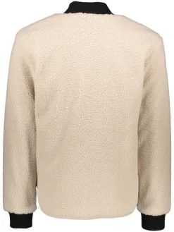 Fleece vest beige