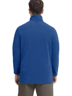 Fleece vest blauw