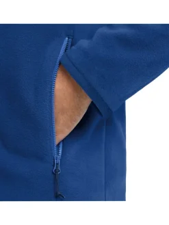 Fleece vest blauw