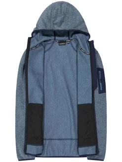 Fleece vest blauw