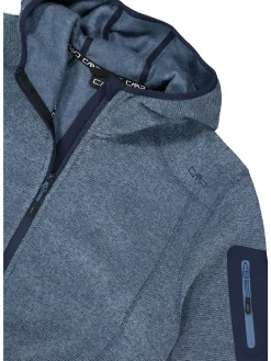 Fleece vest blauw