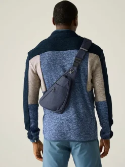 Fleece vest "Elram" blauw