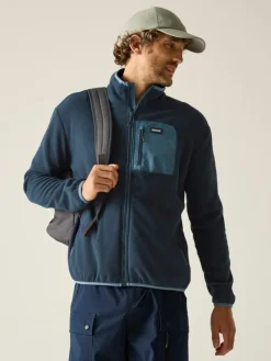 Fleece vest "Frankie" donkerblauw